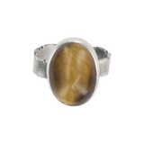 Rough Shank Bezel Set Cab Ring