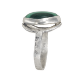 Saddle Set Bezel Cab Ring