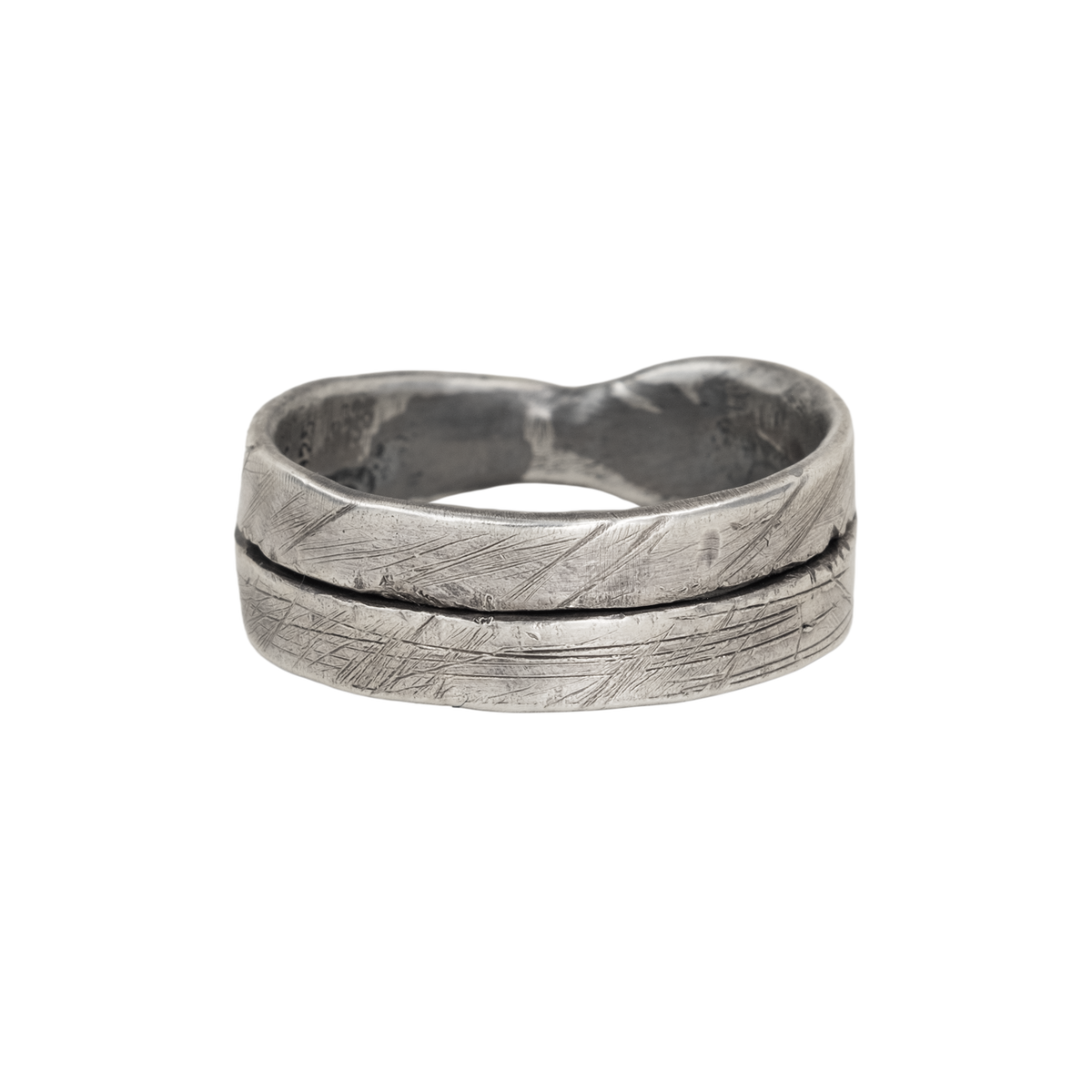 Distressed Double Wrap Ring