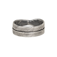 Distressed Double Wrap Ring