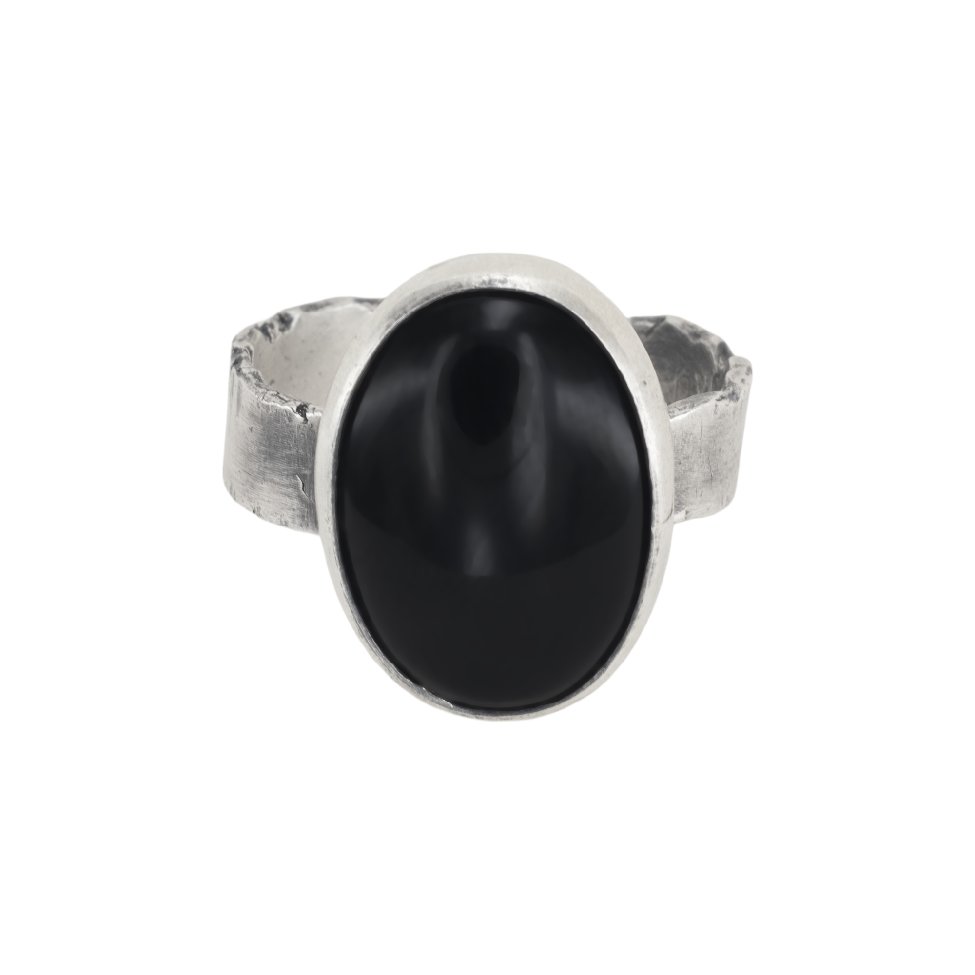 Rough Shank Bezel Set Cab Ring