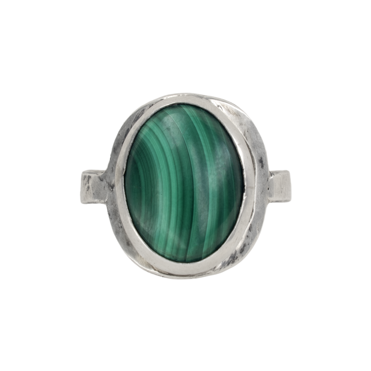 Saddle Set Bezel Cab Ring