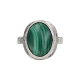 Saddle Set Bezel Cab Ring