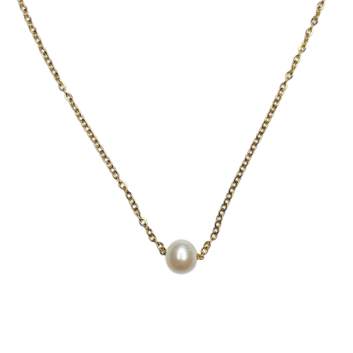 Imperfect Pearl on a Chain